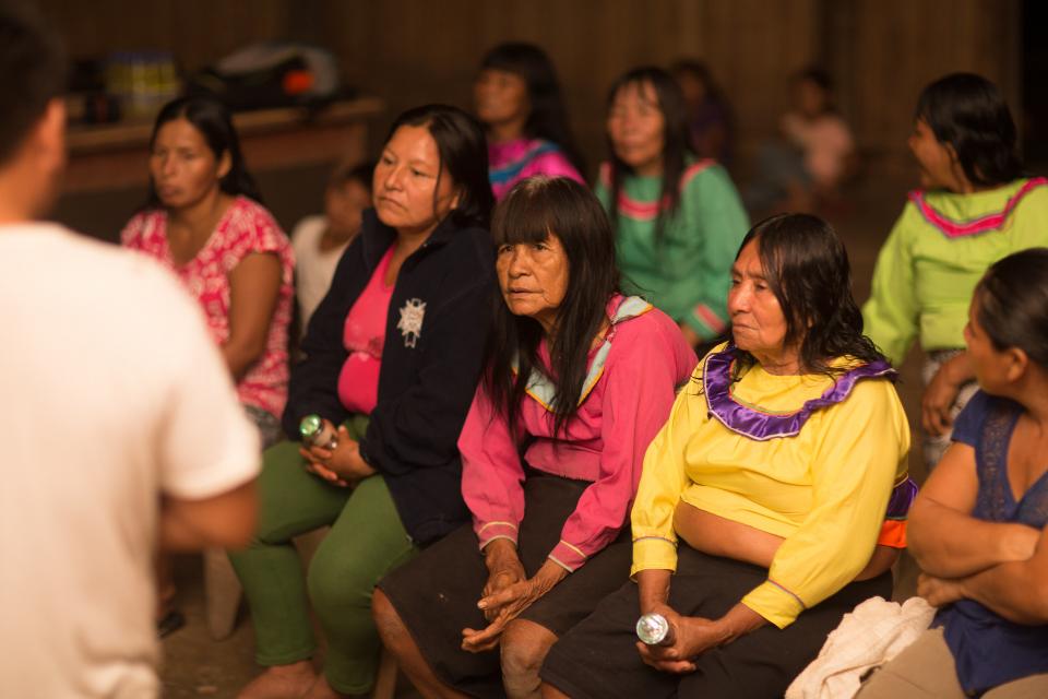 Workshop with women of the community, Peru