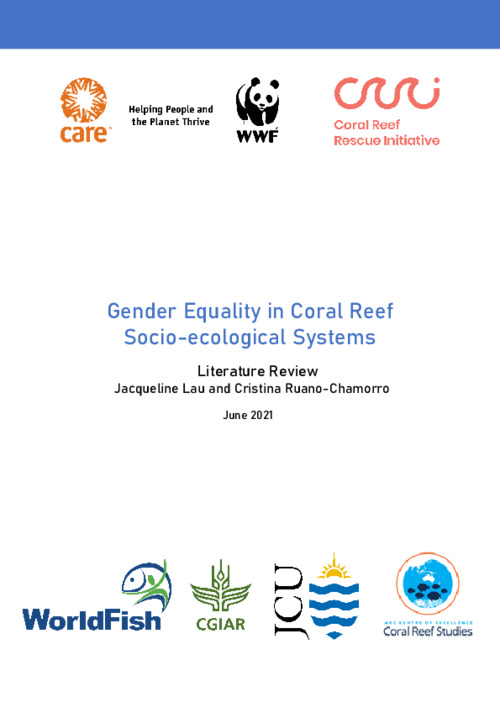 Gender Equality in Coral Reef Socio-ecological Systems