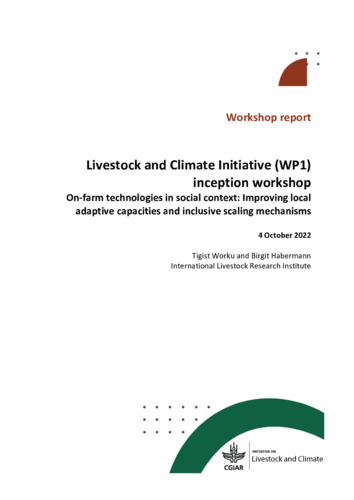 On-farm technologies in social context: Improving local adaptive capacities and inclusive scaling mechanisms in North Shewa Zone, Ethiopia