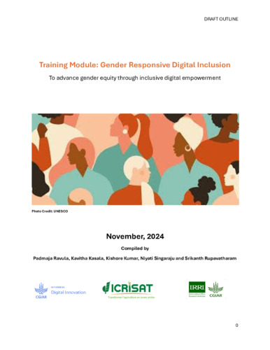 Training Module: Gender Responsive Digital Inclusion