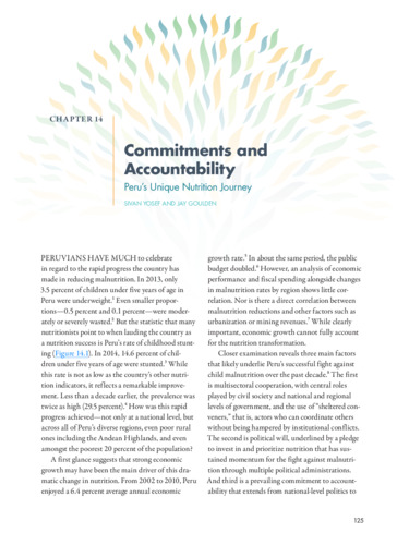 Commitments and accountability: Peru’s unique nutrition journey