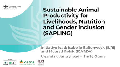 Sustainable Animal Productivity for Livelihoods, Nutrition and Gender inclusion (SAPLING)