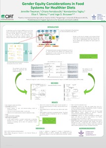 Gender Equity Considerations in Food Systems for Healthier Diets