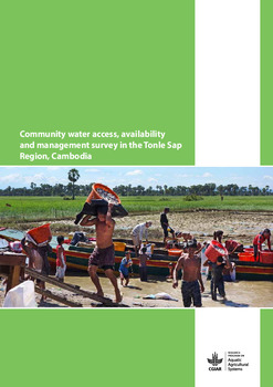 Community water access, availability and management in the Tonle Sap region, Cambodia