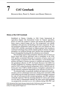 CIAT genebank