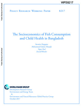 The socioeconomics of fish consumption and child health in Bangladesh