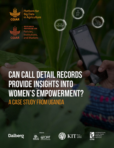 Can call detail records provide insights into women's empowerment? A case study from Uganda