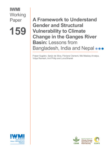 A framework to understand gender and structural vulnerability to climate change in the Ganges River Basin: lessons from Bangladesh, India and Nepal