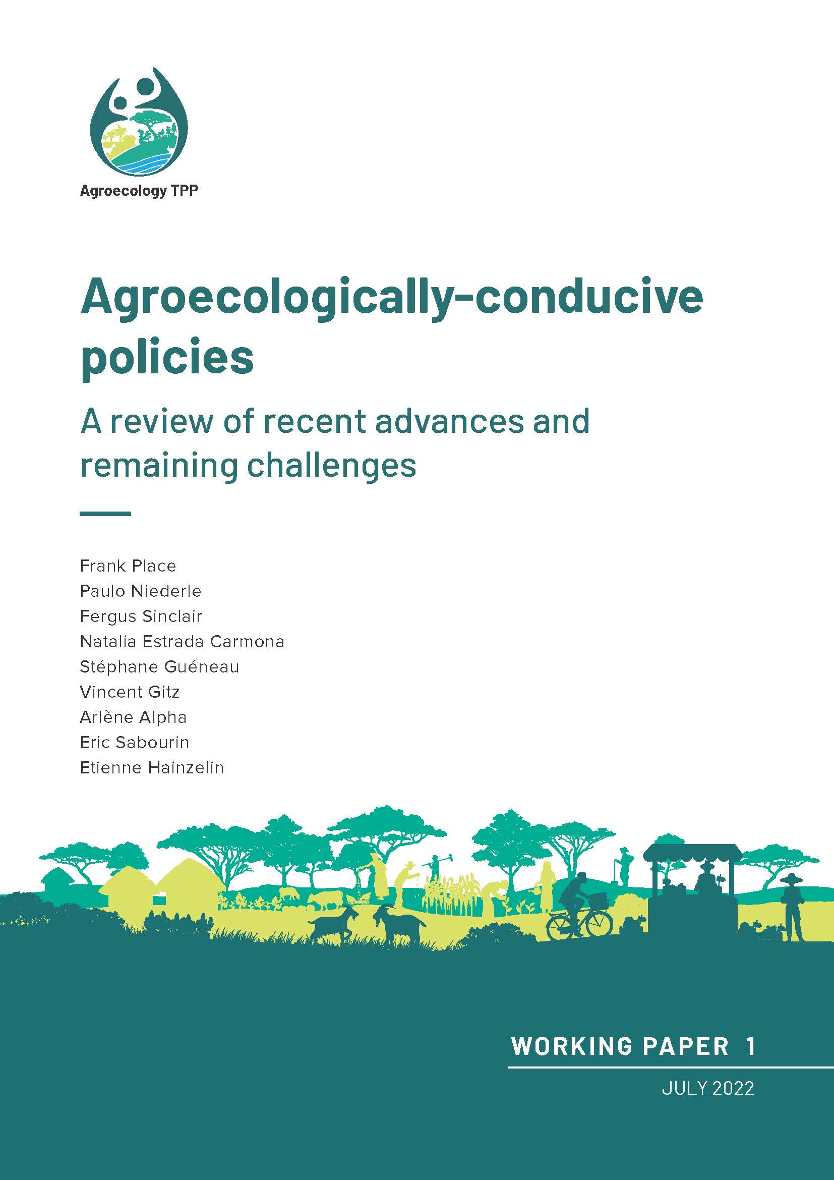 Agroecologically-conducive policies: A review of recent advances and remaining challenges