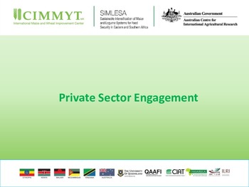 Private sector engagement