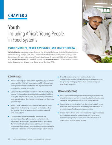Youth: Including Africa’s young people in food systems