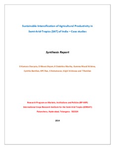 Sustainable Intensification of Agricultural Productivity in Semi-Arid-Tropics (SAT) of India – Case studies