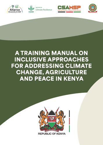 A training manual on inclusive approaches to climate change, agriculture, and peace