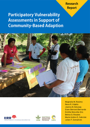 Participatory Vulnerability Assessments in support of Community Based Adaption