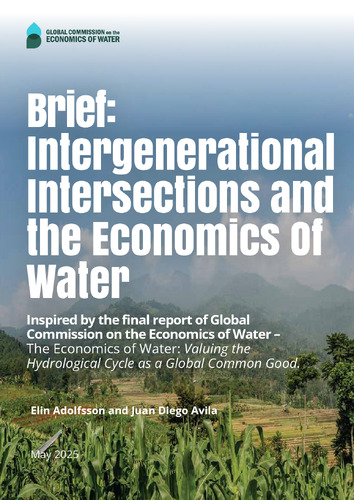 Brief: intergenerational intersections and the economics of water