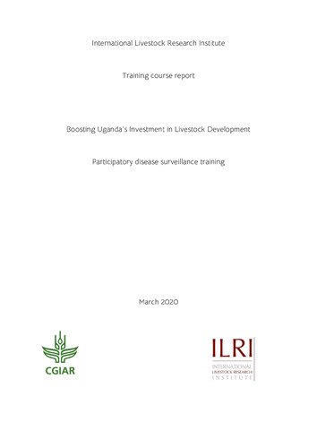 Boosting Uganda's Investment in Livestock Development: Participatory disease surveillance training