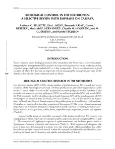 Biological control in the neotropics: a selective review with emphasis on cassava