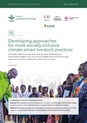 Developing approaches for more socially inclusive climate-smart livestock practices