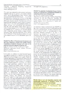 Role of Cell Wall Degrading Enzymes and Antimicrobial Substances in Biological Control of Plant Pathogens of Sorghum and Chickpea