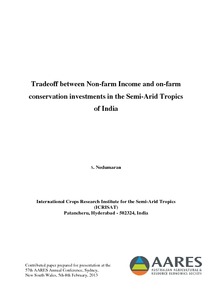 Tradeoff between Non-farm Income and on-farm conservation investments in the Semi-Arid Tropics of India