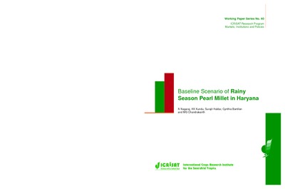 Baseline Scenario of Rainy Season Pearl Millet in Haryana - Working Paper Series No. 40