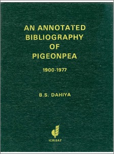 An annotated bibliography of pigeonpea 1900-1977