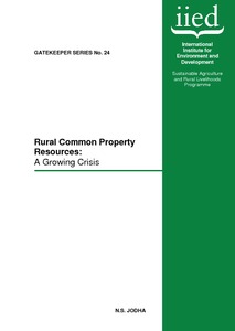 Rural common property resources: a growing crisis