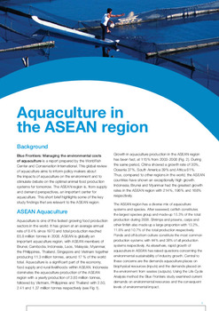 Aquaculture in the ASEAN region