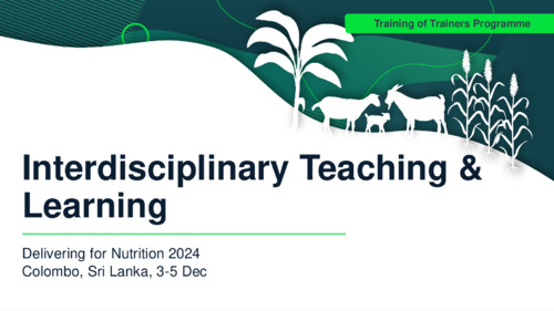 D4N2024 Resources – Learning Lab 3c: Curriculum Enrichment Workshop: Interdisciplinary Teaching & Learning