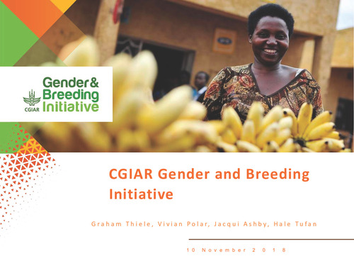 CGIAR Gender and Breeding Initiative