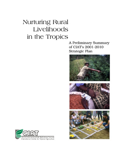 Nurturing rural livelihoods in the tropics : A preliminary summary of CIAT`s 2001-2010 strategic plan