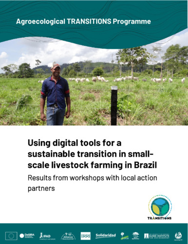 Using digital tools for a sustainable transition in small- scale livestock farming in Brazil: Results from workshops with local action partners