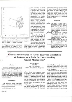 Growth performance in fishes: rigorous description of patterns as a basis for understanding causal mechanisms