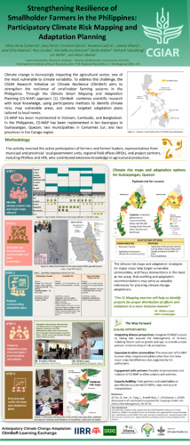 Strengthening Resilience of Smallholder Farmers in the Philippines: Participatory Climate Risk Mapping and Adaptation Planning