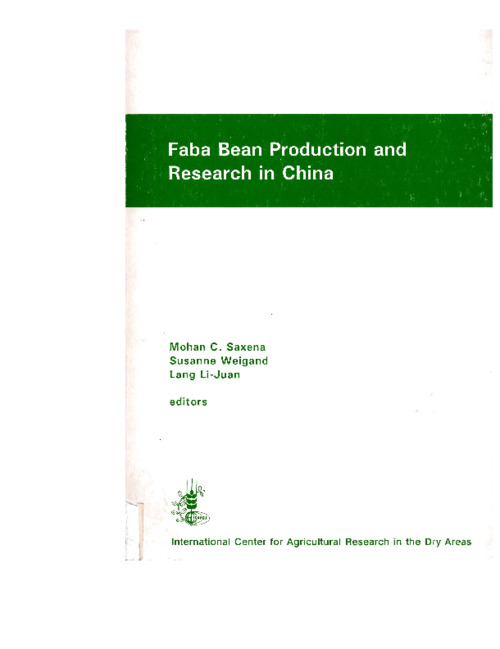 Faba Bean Production and Research in China