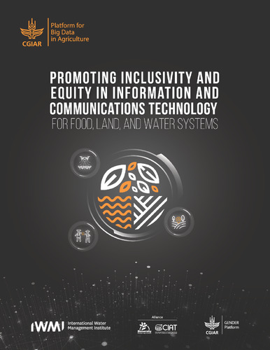 Promoting inclusivity and equity in information and communications technology for food, land, and water systems