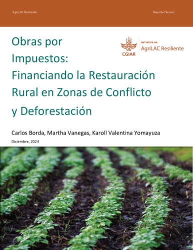 Obras por impuestos: Financiando la restauración rural en zonas de conflicto y deforestación