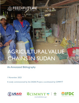 Agricultural value chains in Sudan: an annotated bibliography