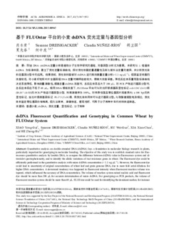 dsDNA fluorescent quantification and genotyping in common wheat by FLUOstar System