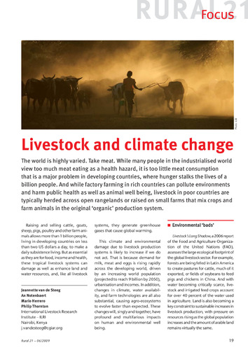 Livestock and climate change