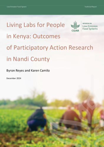 Living labs for people in Kenya: Outcomes of participatory action research in Nandi County