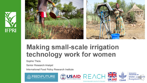 Making Small-Scale Irrigation Work for Women
