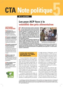 Les pays ACP face à la volatilité des prix alimentaires