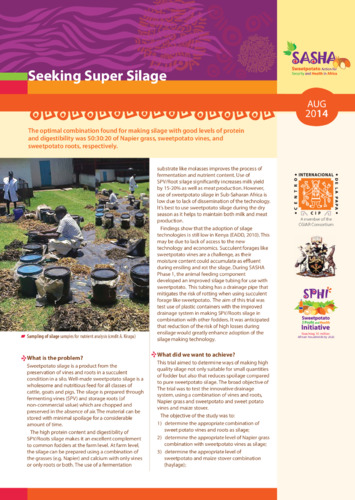 Seeking Super Silage