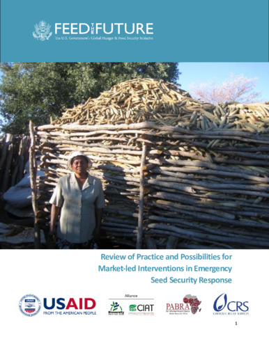 Review of practice and possibilities for market-led interventions in Emergency Seed Security Response