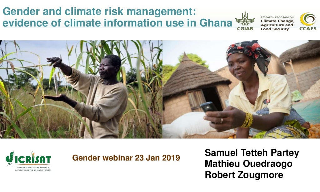 Gender and climate risk management: evidence of climate information use in Ghana