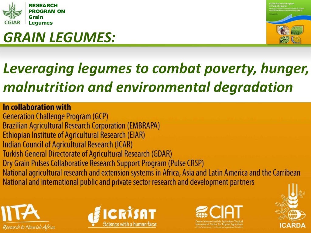 Grain Legumes - Presentation for Discussion with Donors and Partners - June 2013