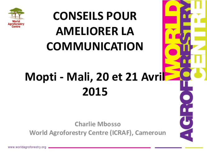 Conseils pour Ameliorer la Communication