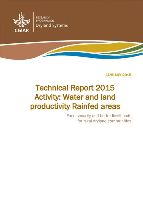 Land and Water Productivity: Technical report