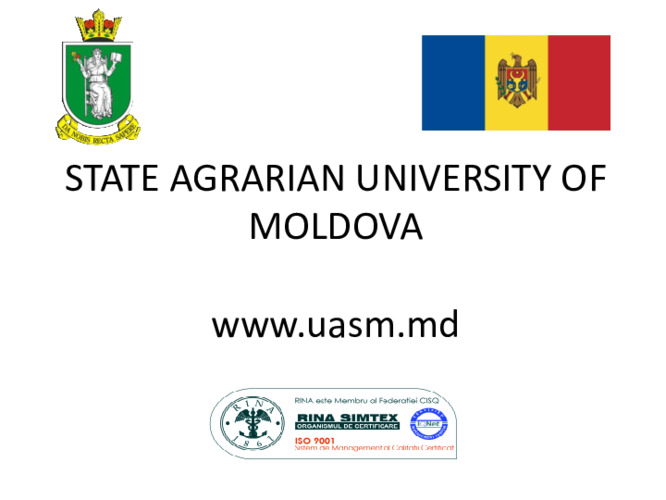 SKIM - State Agrarian University of Moldova